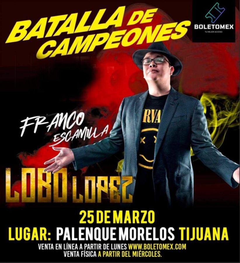 Batalla de Campeones con Franco Escamilla Tijuana 2022 Varios eventos
