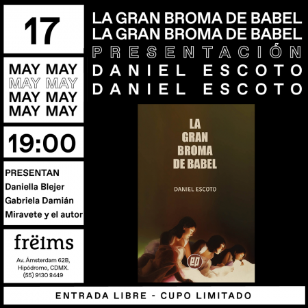 THE GREAT JOKE OF BABEL BY DANIEL ESCOTO - PRESENTATION