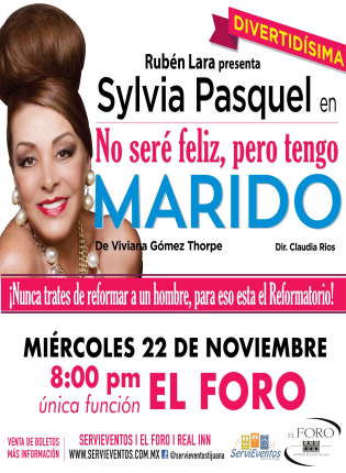 Sylvia Pasquel: No seré feliz pero tengo Marido