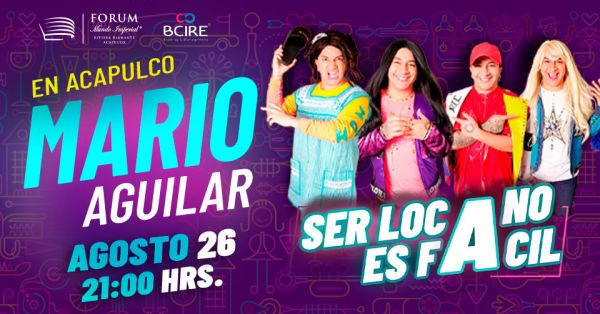 MARIO AGUILAR "BEING CRAZY IS NOT EASY"