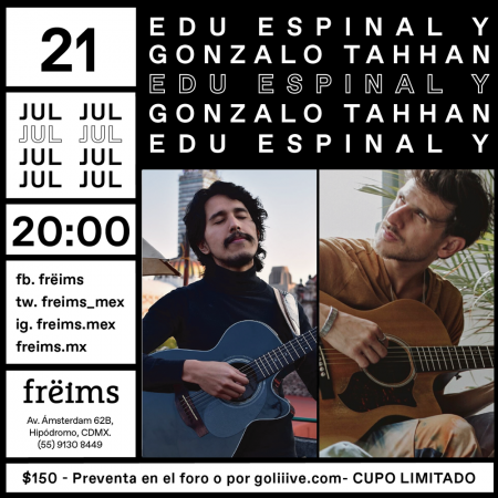 Edu Espinal y Gonzalo Tahhan