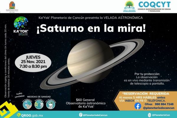 SATURNO Observación Astronómica
