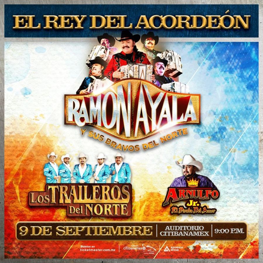 Ramón Ayala, Los Traileros del Norte y Arnulfo Jr. Conciertos