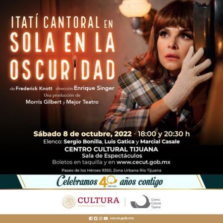 Espectáculo: "Sola en la oscuridad" con Itatí Cantoral