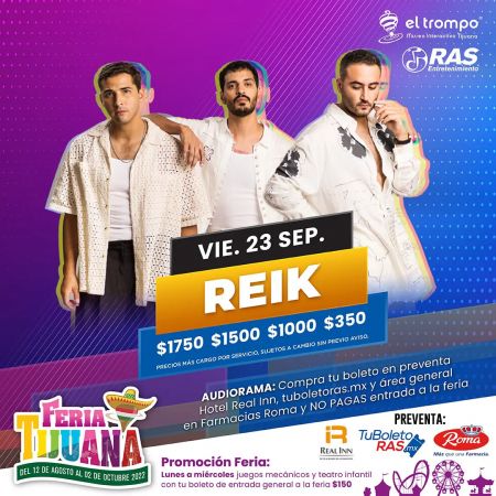 Reik en la Feria Tijuana 2022