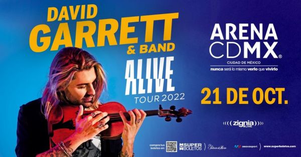 DAVID GARRETT & BAND ALIVE TOUR 2022