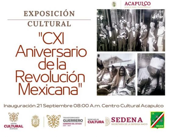 Exposición fotográfica "CXI Aniversario de la Revolución Mexicana"