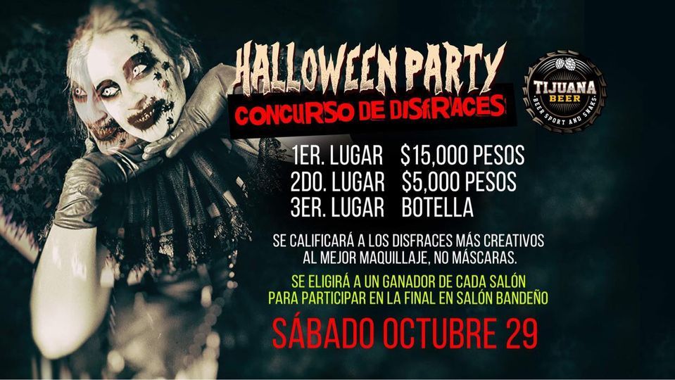 HALLOWEEN PARTY Fiestas Tijuana Elfest.mx