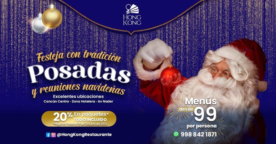 Mega Posada 2022 Varios eventos Cancun Elfest.mx