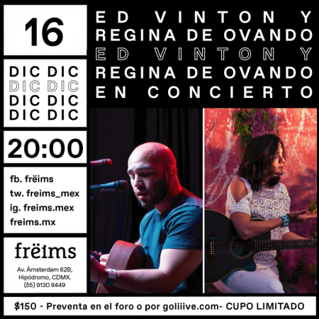 Ed Vinton y Regina de Ovando