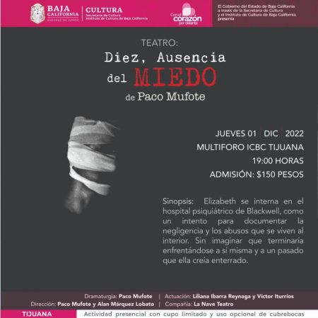 Obra de teatro: Diez, ausencia de miedo