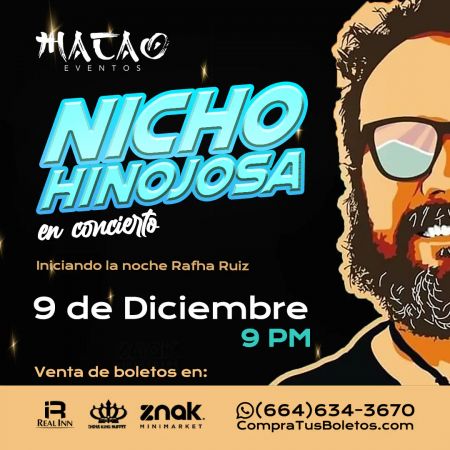 Nicho Hinojosa en concierto