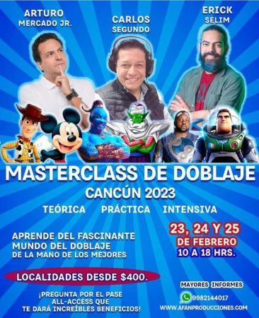 Masterclass de Doblaje