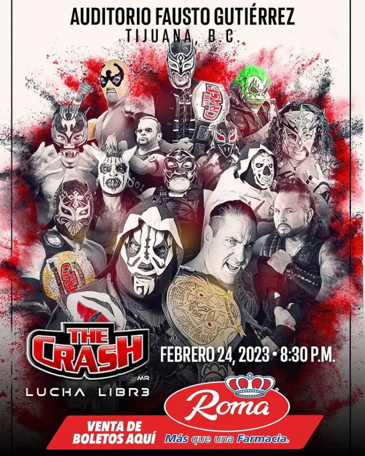 The Crash Lucha Libre Deportes Tijuana Elfest.mx