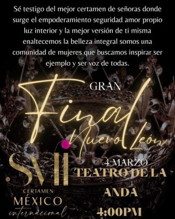 Final del Certamen México Internacional Nuevo León