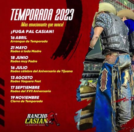 Rodeo en Casian Tijuana Temporada 2023