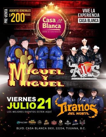 "Miguel y Miguel"  | "Tiranos del Norte" | "Los A de la S"