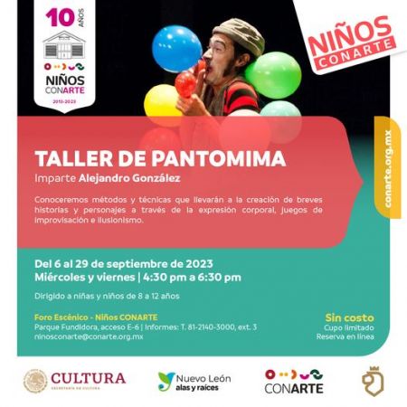 Taller de pantomima