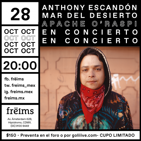 Anthony Escandón, Mar del Desierto and Apache O`Raspi