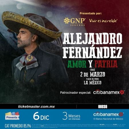 Alejandro Fernández | Love and Homeland Tour