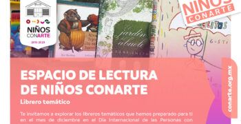 ESPACIO DE LECTURA DE NIÑOS CONARTE. Librero temático