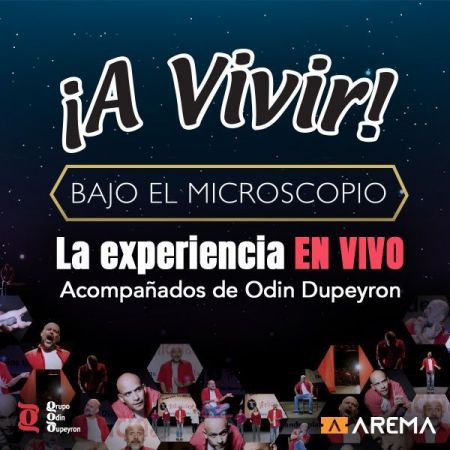 To live! Under the microscope, the live experience. Accompanied by Odin Dupeyron
