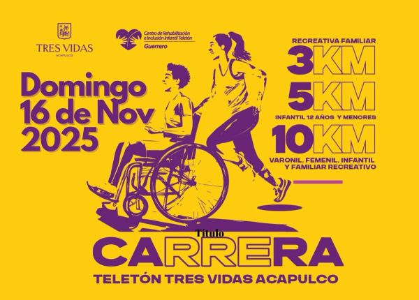 Carrera TELETÓN - TRES VIDAS ACAPULCO