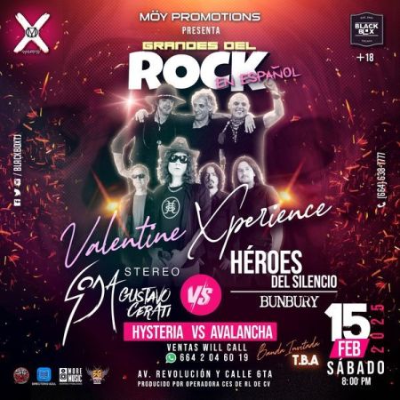 Valentine Xperience Heroes del Silencio vs Soda Stereo