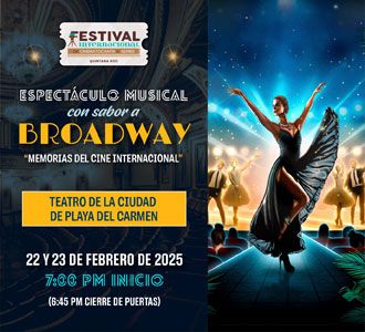Espectáculo Musical con Sabor a Broadway en Playa del Carmen