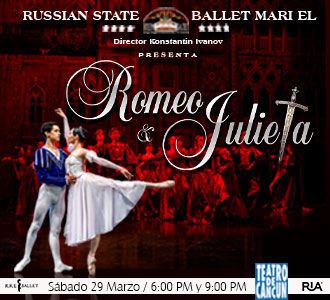 Russian State Ballet Mari El presenta: "Romeo y Julieta"