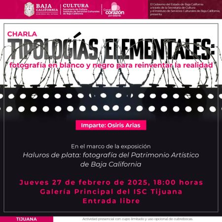 Charla "Tipologías elementales: fotografía en blanco y negro para reinventar la realidad"