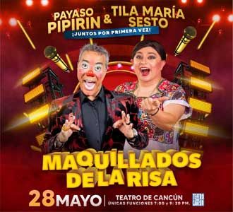Payaso Pipirin y Tila María Sesto en: “Maquillados de Risa”