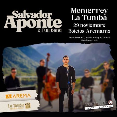Salvador Aponte gira Vuelta en U (Full Band)