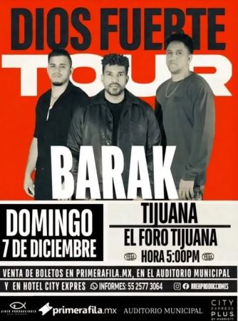 Barak: "Mighty God Tour"