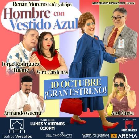 Espectáculo "Hombre con Vestido Azul"
