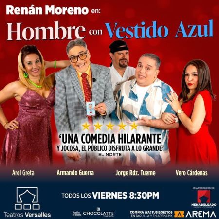 Performance "Man in Blue Dress"