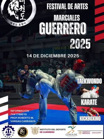 Festival de artes marciales Guerrero 2025