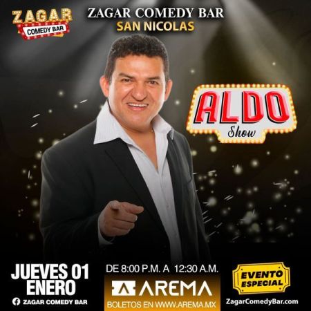 Aldo Show en Zagar Comedy Bar San Nicolas