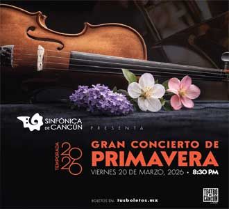 Cancun Symphony Orchestra presents: Grand Spring Concert