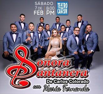 La Sonora Santanera de Carlos Colorado with María Fernanda