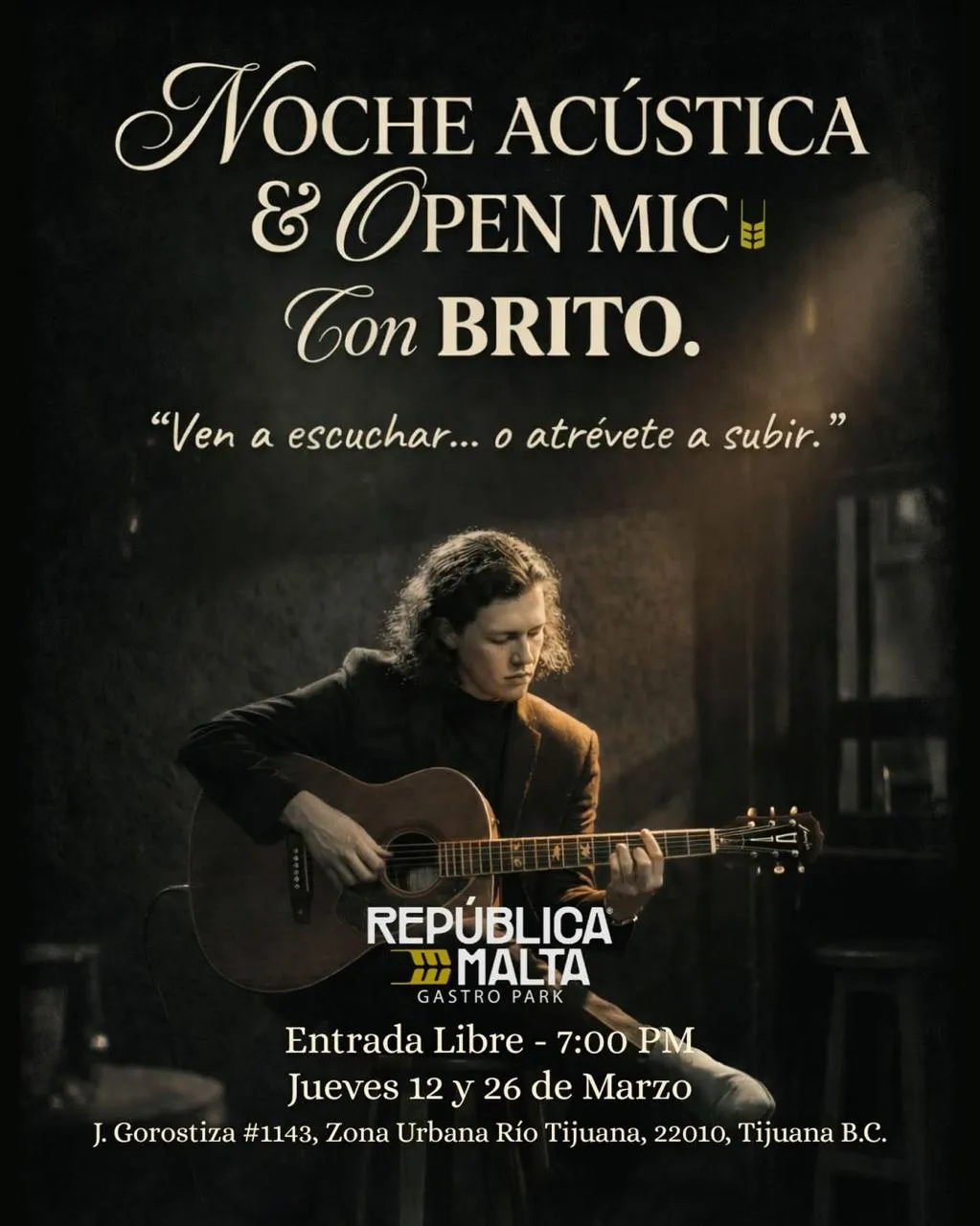 Noche Acústica & Open Mic