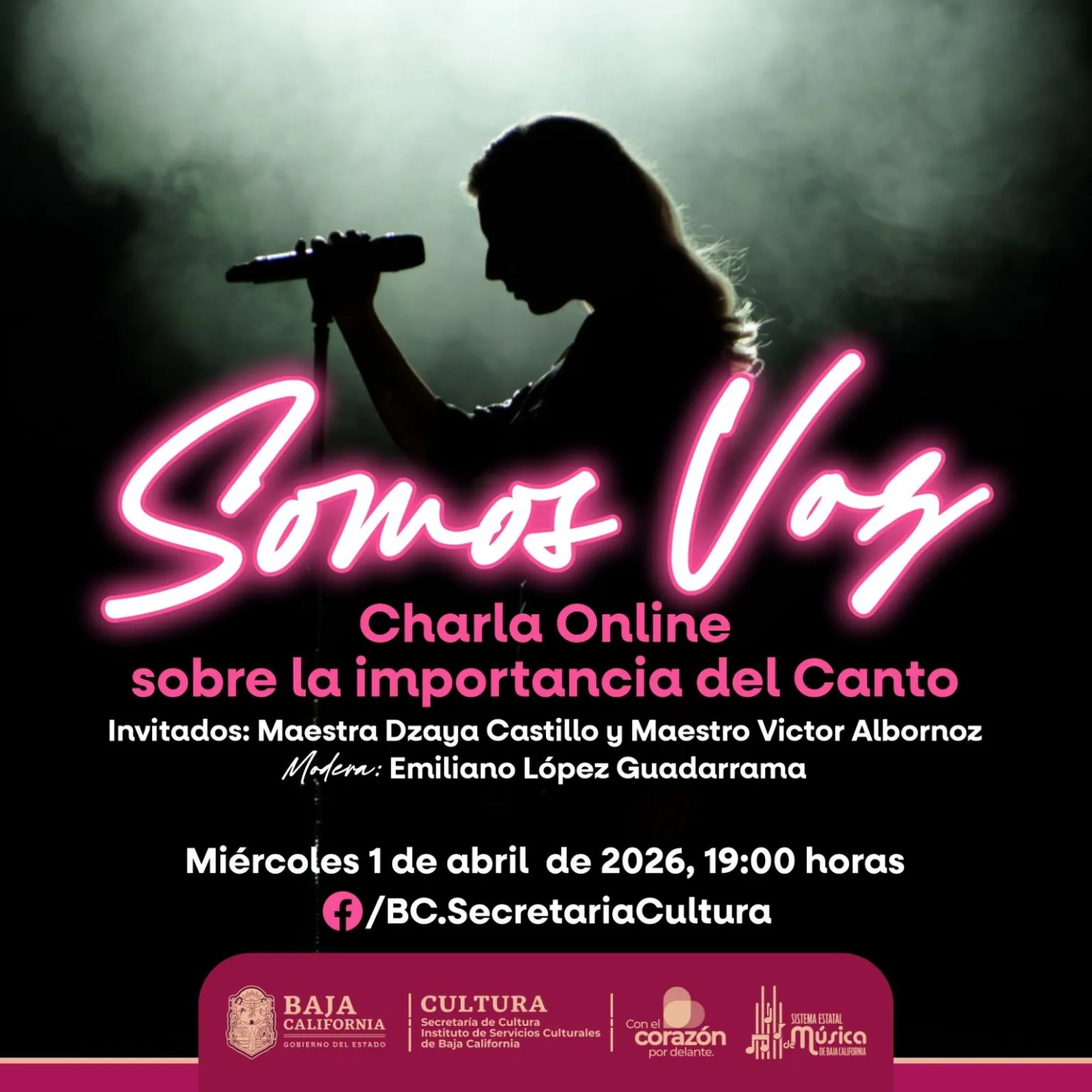 Somos Voz | Charla online sobre canto