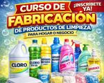 Curso de fabricación de productos de limpieza