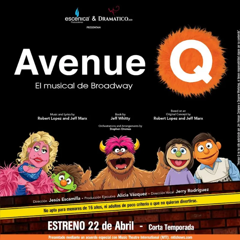 AVENIDA Q “El musical de Broadway”