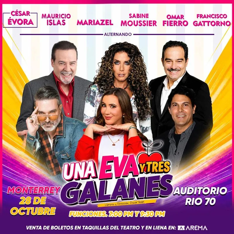 Una Eva y tres galanes